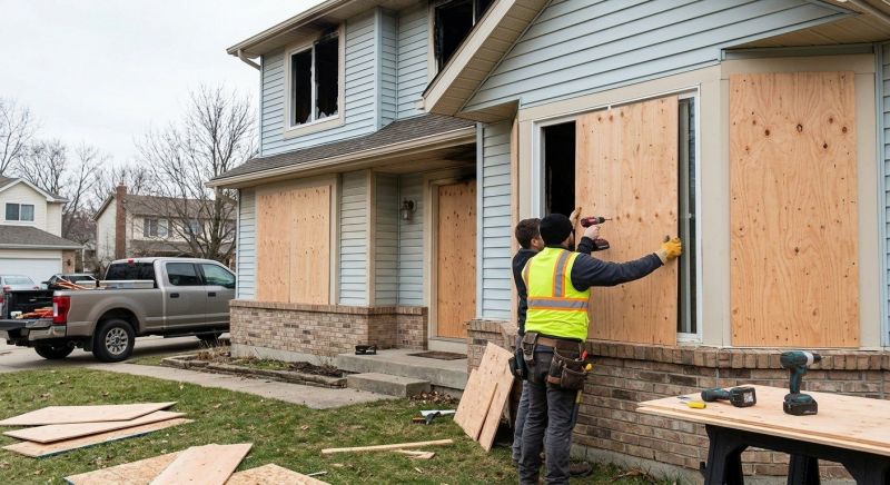 Board Up Service in Overland Park, KS