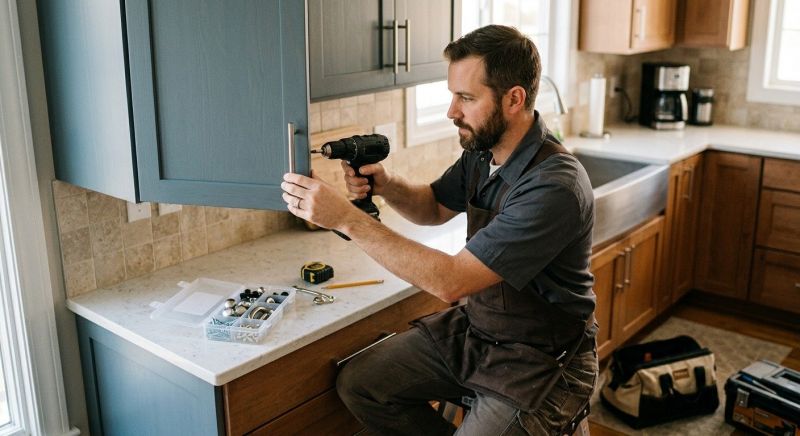 Cabinet Hardware Installation in Alpharetta, GA