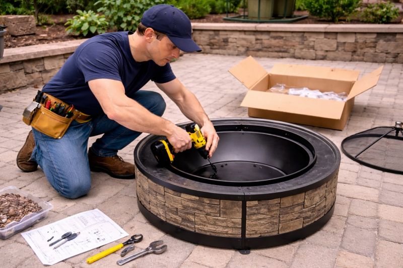 Charcoal Grill Assembly in Alpharetta, GA
