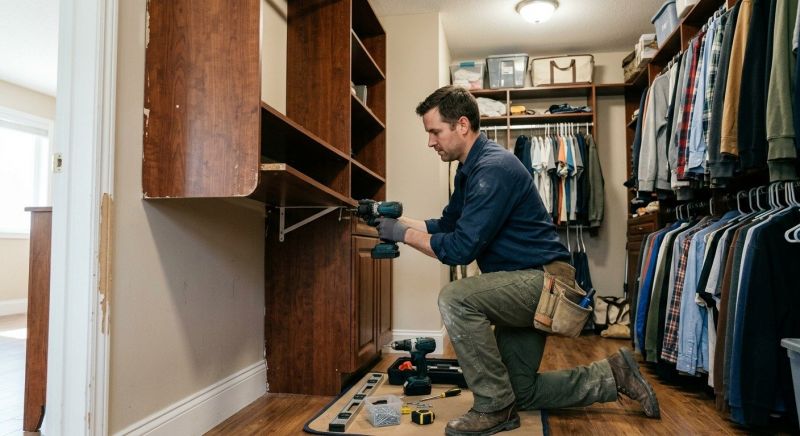 Coat Rack Installation in Kansas City, KS