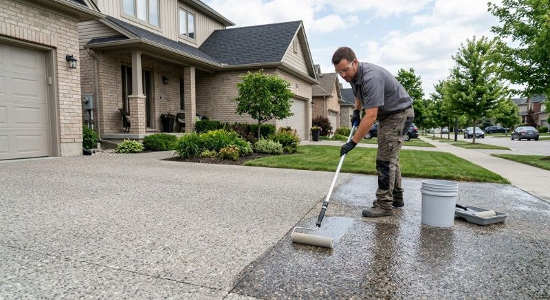 Concrete Driveway Sealing in Kitsap County, WA