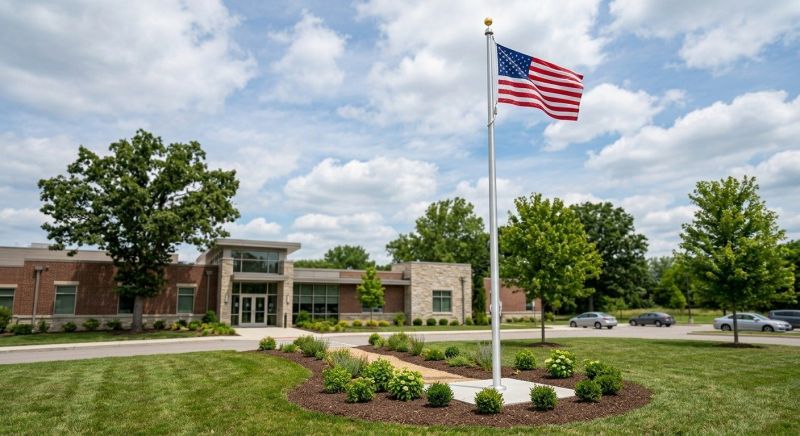 Flagpole Installation in Alpharetta, GA