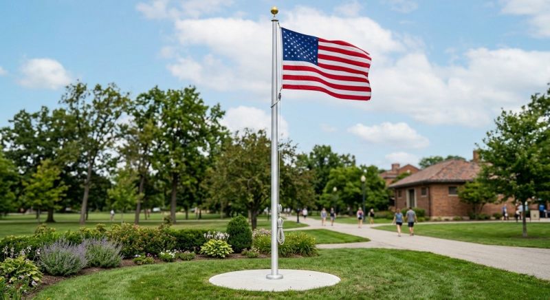 Flagpole Installation in Alpharetta, GA
