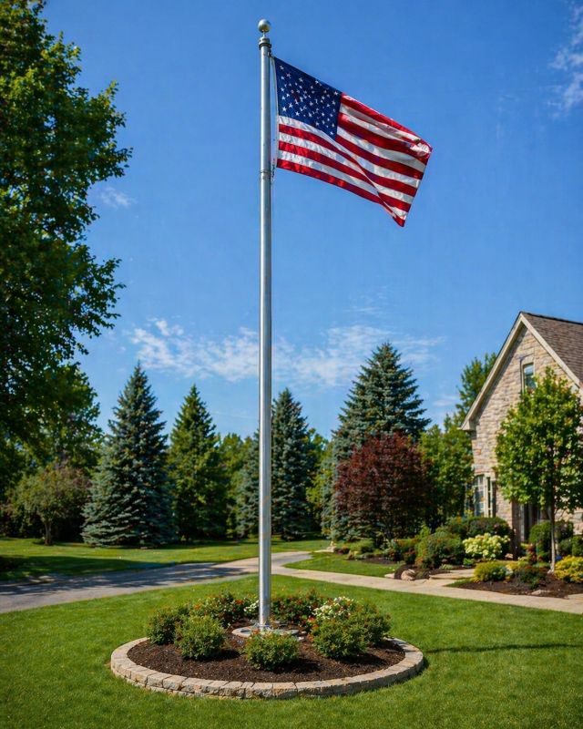 Flagpole Installation in Olathe, KS