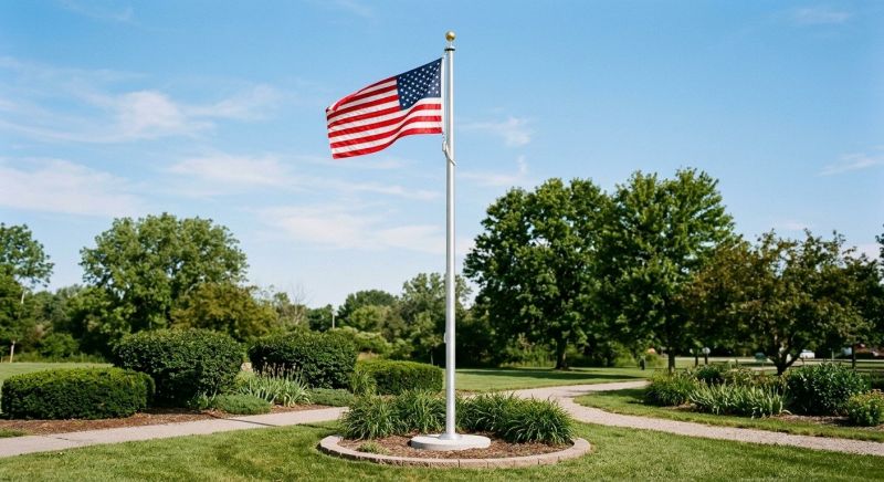 Flagpole Installation in Olathe, KS