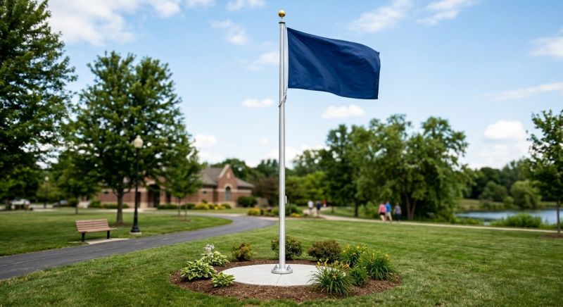 Flagpole Installation in Conroe, TX