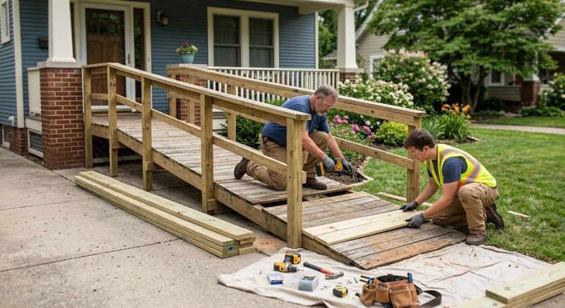 Handicap Ramp Repair in Denver County, CO