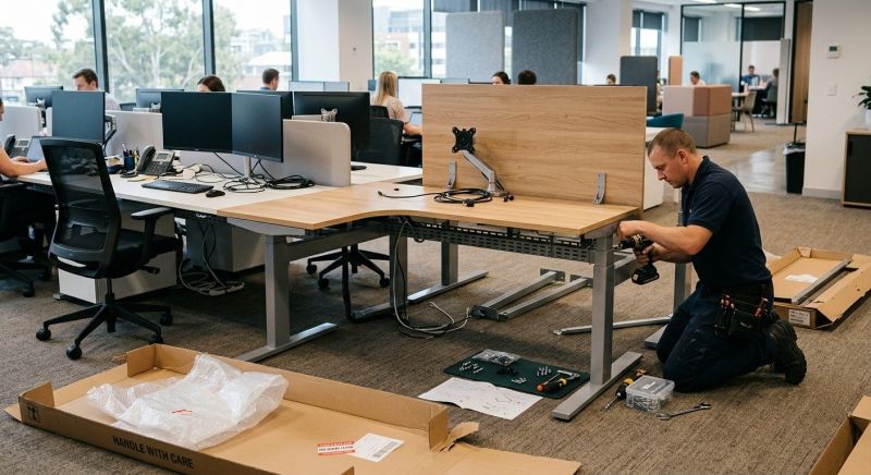 Office Workstation Assembly in Conroe, TX