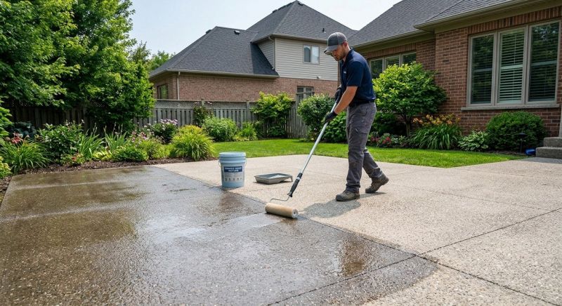 Porch Concrete Sealing in Kitsap County, WA