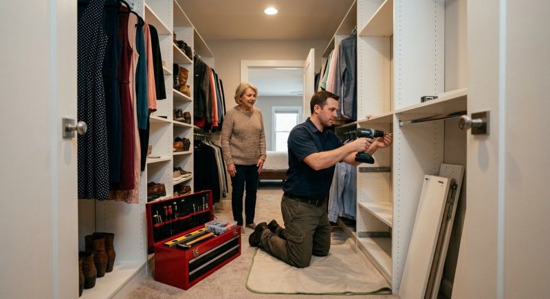 Shelves Installation in Kansas City, KS