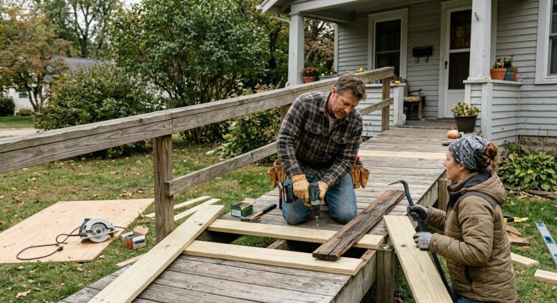 Wood Ramp Repair in Olathe, KS