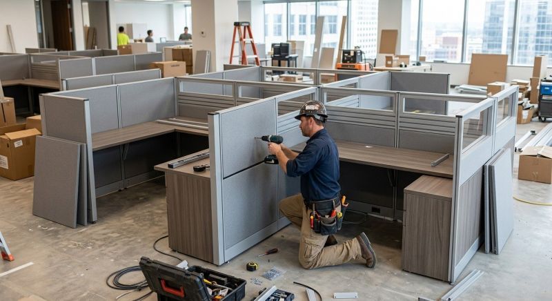 Cubicle Installation in Conroe, TX